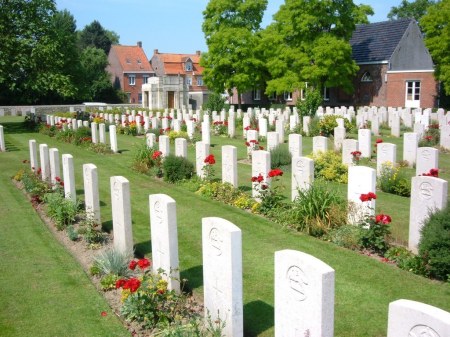 Vlamertinghe New Military Cemetery, Belgium (Image: CWGC website). 