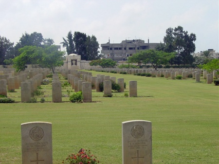 Fellow Norfolk regiment soldiers Foyster and Snelling who died on the same day lie buried near Herbert Southgate, Gaza Cemetery. Source: CWGC 