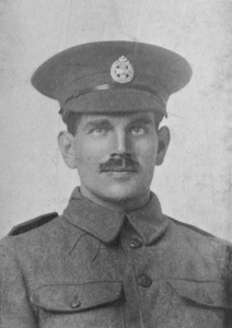 Sydney Cobbold of the 8th Battalion, Rifle Brigade died 3rd October 1916, Somme area (Kew Guild photo) 