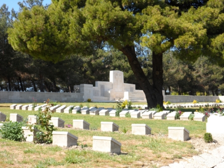 Twelve Tree Copse Cemetery, Gallipoli (Image: CWGC) 